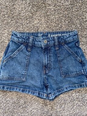 Girl’s GAP Shortie High Rise Denim Shorts NWOT